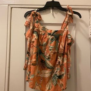 Floral tank top